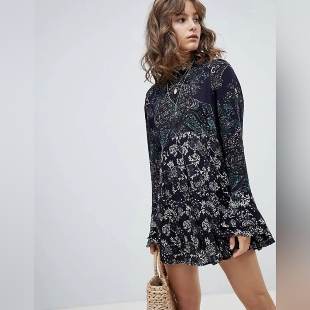 Free People Lady Luck Print Tunic